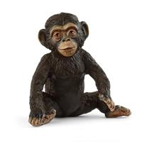 schleich WILD LIFE Chimpanseejong, vanaf 3 jaar, 14884 - Speelfiguur, 5 x 4 x 4 cm