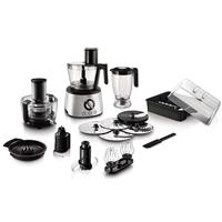 Philips Keukenmachine & Blender - 1300W, 32+ Functies, 3.4L-kom, PowerChop, Roestvrijstalen Messen & Schijven (HR7778/00)