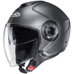 HJC i40N, Jethelm of scooter helm, Mat donkergrijs