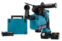 Makita DHR182TWJU Accu Combi Boorhamer 18v | 5.0Ah in Mbox met stofafzuiging