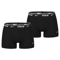 Nike Everyday Cotton Boxershort Trunk 2-Pack Zwart Wit - thumbnail