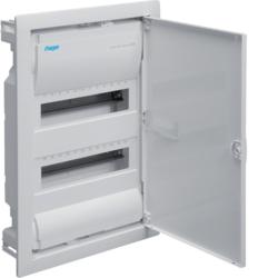 Hager VU24NC Distributiekast Inbouw (in muur) Aantal groepen: 24 Aantal rijen: 2 Inhoud: 1 stuk(s)