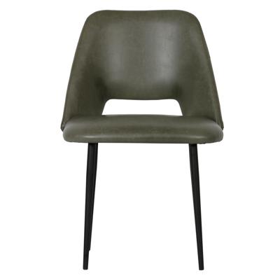 BePureHome Set van 2 - Fifties stoel olijfgroen