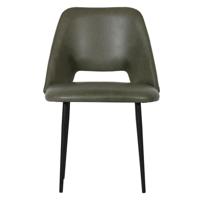 BePureHome Set van 2 - Fifties stoel olijfgroen