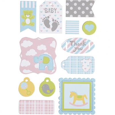 Happy Moments Labels baby 20 50 mm 12 stuks