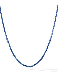 David Yurman collier chaîne en argent sterling - Bleu