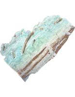 Caribbean Blue Calciet Schijf Half-Edelsteen uit Afghanistan