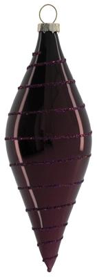 HEMA Kerstbal 11.5cm Pegel Paars (donkerrood) HEMA Kerstbal 11.5cm Pegel Paars (donkerrood)