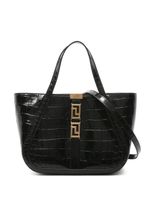 Versace grand sac cabas Greca Goddess - Noir