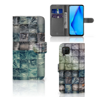 Wallet Case met Pasjes Huawei P40 Lite Spijkerbroeken - thumbnail