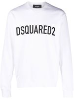 DSQUARED2 sweat à logo imprimé - Blanc