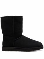 UGG bottines à bout rond - Noir