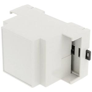 Hammond Electronics 1597DIN3MC53 DIN-rail-behuizing Gesloten 90 x 58 x 53 PPO Lichtgrijs 1 stuk(s)