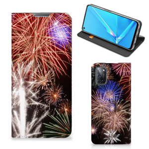 OPPO A52 | A72 Hippe Standcase Vuurwerk