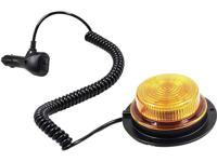 SecoRüt 95113 Zwaailicht 12 V, 24 V werkt op boordnet Schroefmontage, Magneetbevestiging Oranje