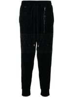 Mastermind World pantalon de jogging en velours à logo - Noir - thumbnail