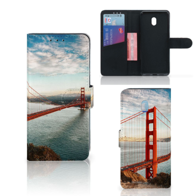 Xiaomi Redmi 8A Flip Cover Golden Gate Bridge Xiaomi Redmi 8A Flip Cover Golden Gate Bridge