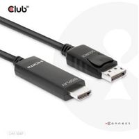 CLUB3D DisplayPort 1.4 to HDMI 4K120Hz or 8K60Hz HDR10 Cable M/M 3m/9.84ft