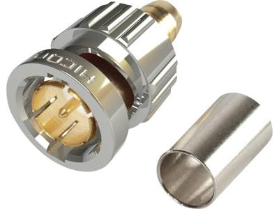 Hicon BNC0.8/3.7-6G BNC-connector Stekker, recht 75 Ω 1 stuk(s)