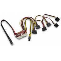 Inter-Tech 88882190 power supply unit Zwart - thumbnail