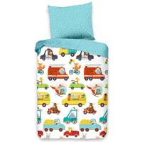 Good Morning Kinderdekbedovertrek TRAFFIC 120x150 cm meerkleurig