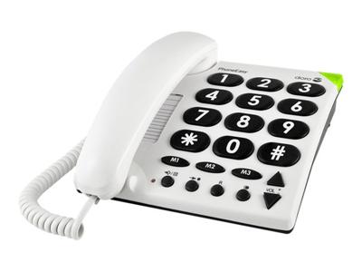 Doro PhoneEasy 311C Telefoon met snoer Wit Doro PhoneEasy 311C Telefoon met snoer Wit