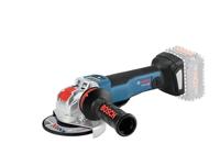 Bosch Professional 18V System haakse accuslijpmachine GWX 18V-10 PSC (met X-LOCK-opname, schijf-Ø: 125 mm, incl. extra handgreep, Connectivity-module, zonder accu's en oplader, in L-BOXX)