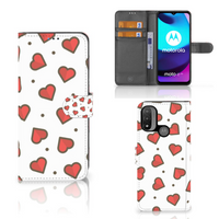 Motorola Moto E20 | E30 | E40 Telefoon Hoesje Hearts