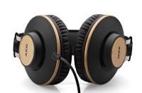 AKG Harman K92 Over Ear koptelefoon Studio Kabel Zwart, Goud - thumbnail