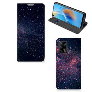 OPPO A74 4G Stand Case Stars