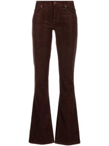 7 For All Mankind pantalon à coupe évasée - Marron