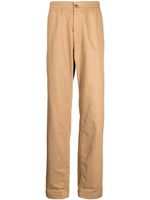 Maison Kitsuné pantalon à coupe droite - Marron