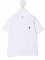 Ralph Lauren Kids t-shirt en coton à logo Polo Pony - Blanc