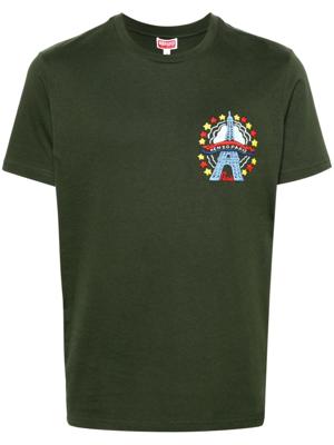 Kenzo T-shirt met borduurwerk - Groen