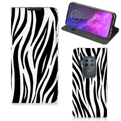Motorola One Zoom Hoesje maken Zebra Motorola One Zoom Hoesje maken Zebra