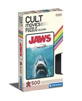 Clementoni Puzzels voor volwassenen - Cult Movies Jaws, Legpuzzel 500 Stukjes, 14-99 jaar - 35111