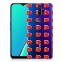 OPPO A5 2020 Siliconen Case Paprika Red