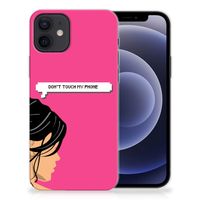 iPhone 12 | 12 Pro (6.1") Silicone-hoesje Woman Don't Touch My Phone