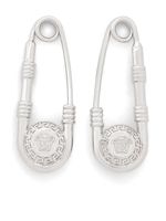 Versace boucles d'oreilles pendantes Safety Pin - Argent