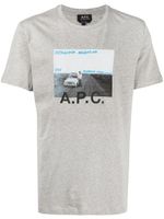 A.P.C. t-shirt Lucien à imprimé photographique - Gris - thumbnail