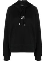 DSQUARED2 hoodie à slogan imprimé - Noir