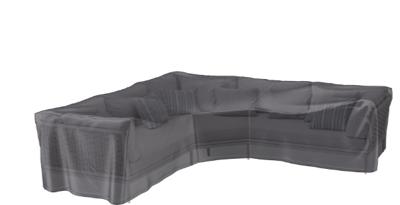 AeroCover 320.7951.00 afdekking terrasmeubels Terras/patio hoeksofabedekking Grijs