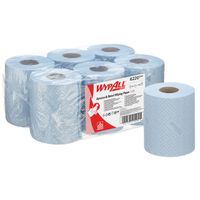 Poetsrol WypAll L10 1-laags 18,3cm106m 280vel blauw 6220 - thumbnail