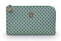 Pip Studio Cosmetic Zipper Pouch Suki Green