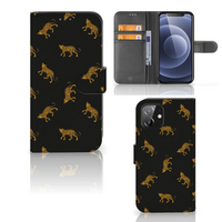 Telefoonhoesje met Pasjes voor iPhone 12 | 12 Pro (6.1") Leopards