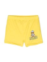 Moschino Kids short de bain à imprimé Teddy Bear - Jaune