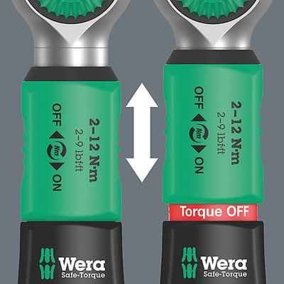 Wera Safe-Torque A 1 05075830001 Momentsleutelset Met omschakelbare ratel 2 - 12 Nm