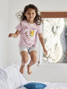 Tweekleurige korte pyjamabroek Pokemon® lavendel