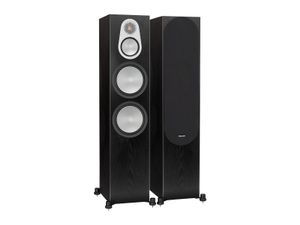 Monitor Audio: Silver 500 Vloerstaande Speakers 2 stuks - Black Oak