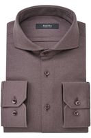 Desoto Luxury Line Slim Fit Jersey shirt bruin, Melange